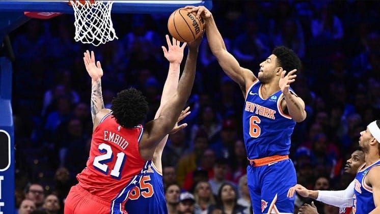 76ers vs Knicks Match Player Stats