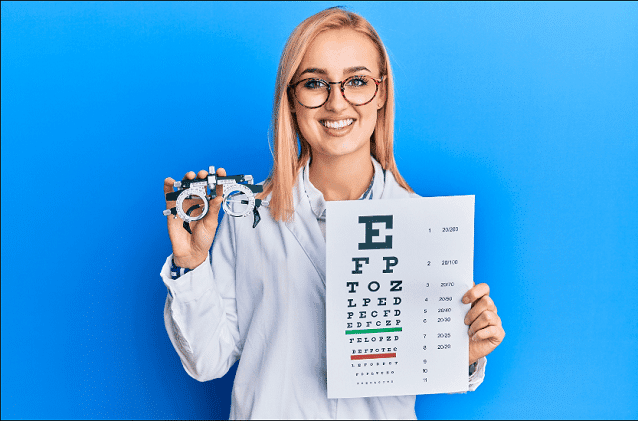 What tests are done during an eye exam